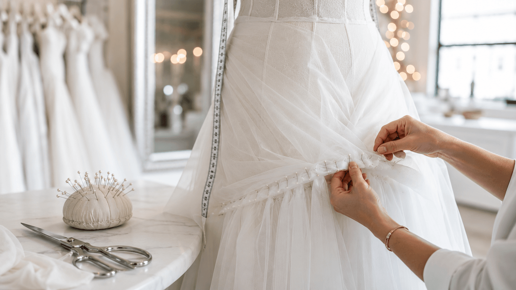 Header image for article Wedding Dress Alterations Pricing Guide for Bridal Shops (2026)